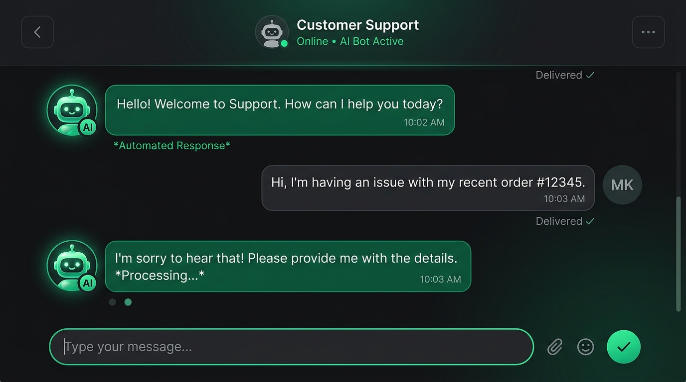 AutoReply Pro chat interface